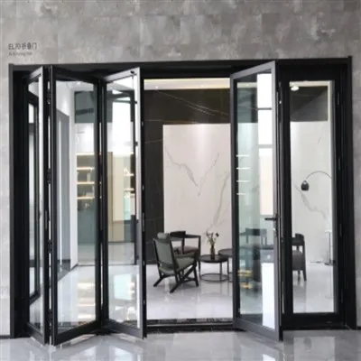 أبواب خارجية على طراز الأكورديون